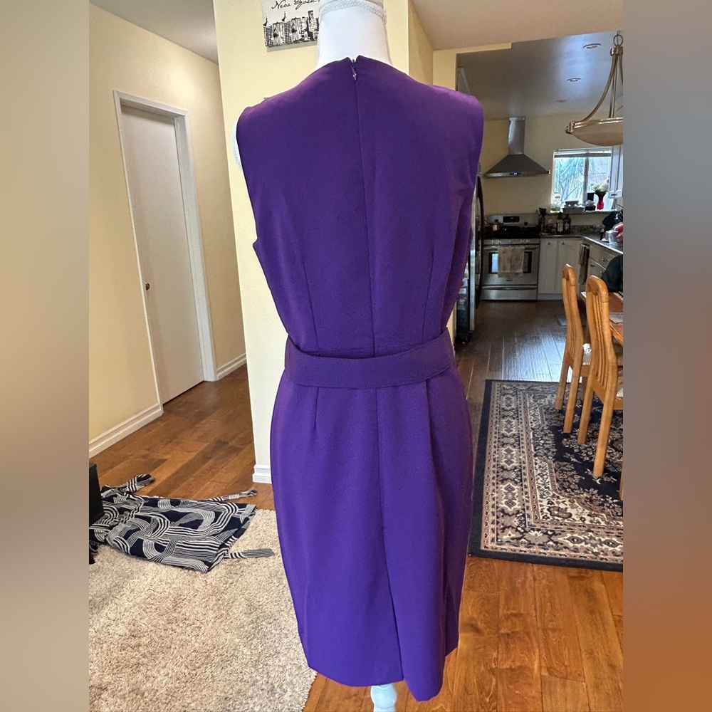 Spense Purple Ruffle Midi Dress - Picture 5 of 6
